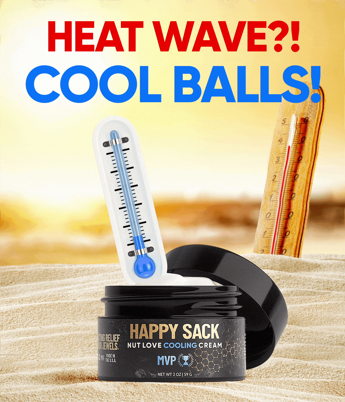 Happy Sack Nut Love Cooling Ball Cream