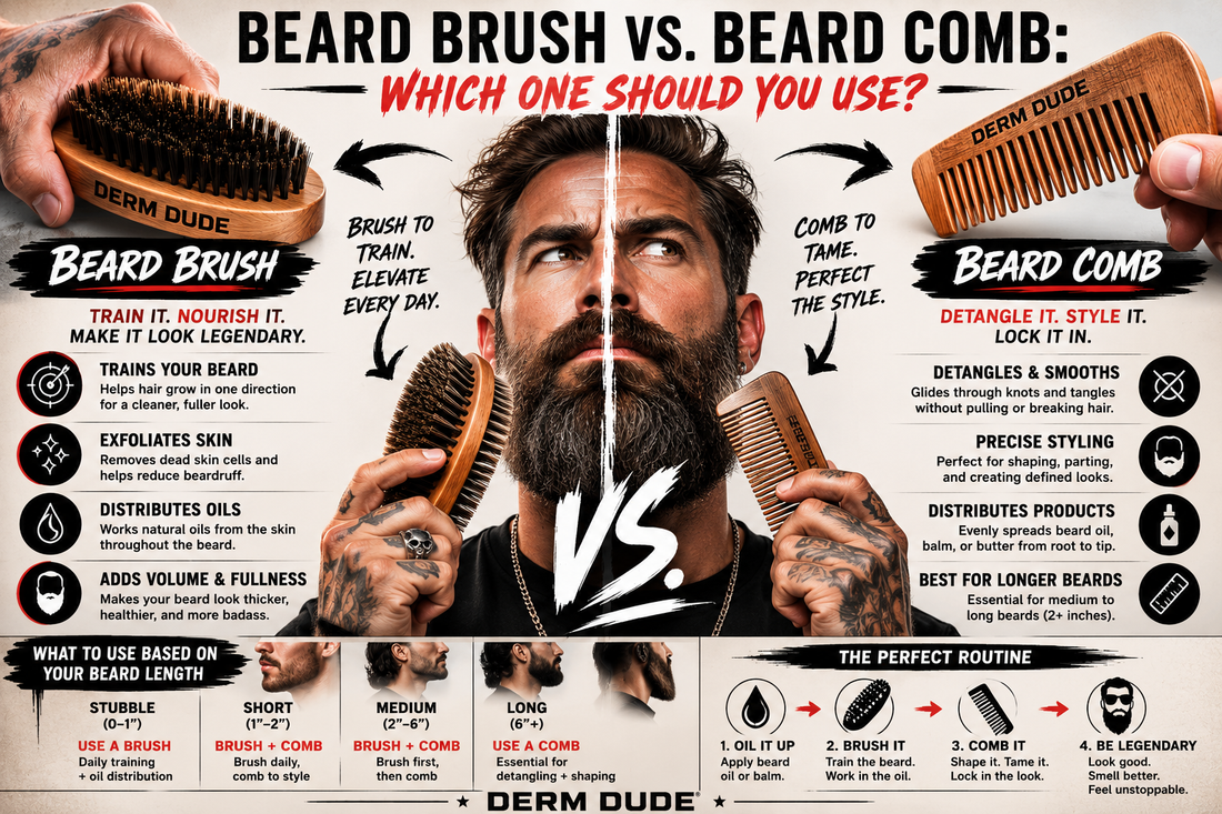 Beard Brush vs Comb: What’s The Difference?