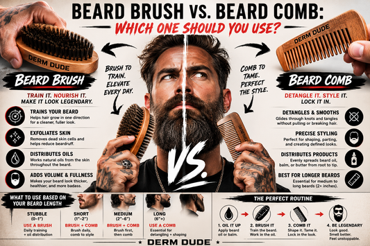 Beard Brush vs Comb: What’s The Difference?