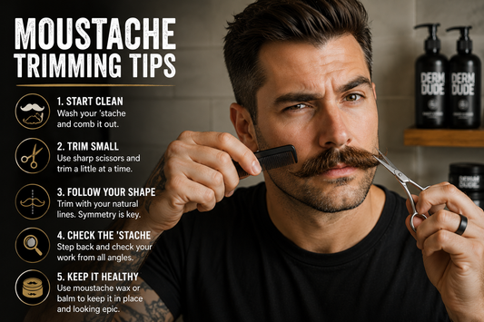 How To Trim Mustache: Step-by-Step