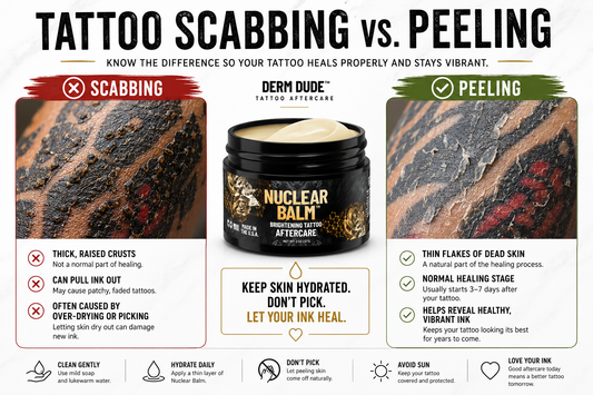 Tattoo Scabbing vs Peeling: What’s The Difference?