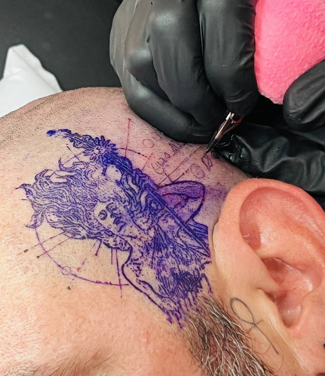 How Painful is a Head Tattoo?