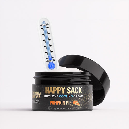 Happy Sack Nut Love Cooling Ball Cream Pumpkin Pie Limited Edition Scent