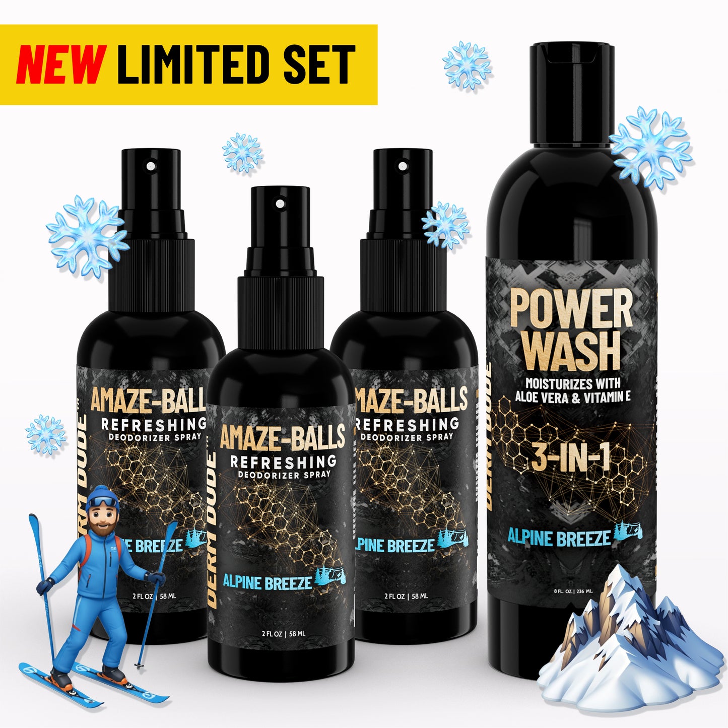 Alpine Fresh Balls & Body Set