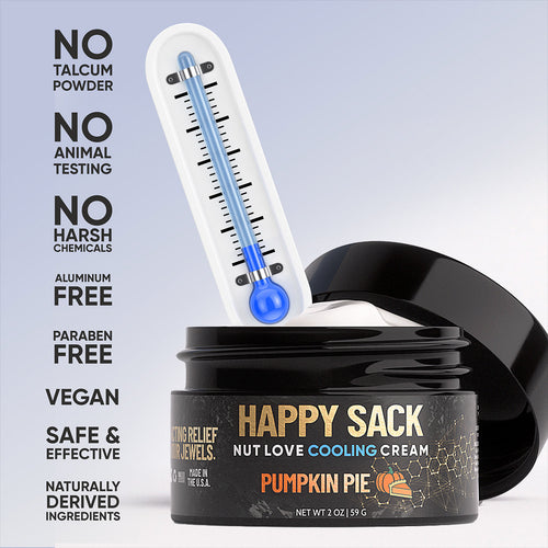 Happy Sack Nut Love Cooling Ball Cream Pumpkin Pie Derm Dude