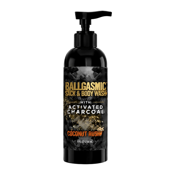 Derm Dude - BallGasmic Men s Balls Body Wash with Activated Charcoal Coconut Rush