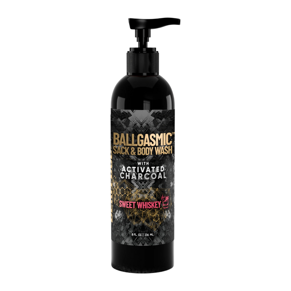 Derm Dude - BallGasmic Men s Balls Body Wash with Activated Charcoal Sweet Whiskey