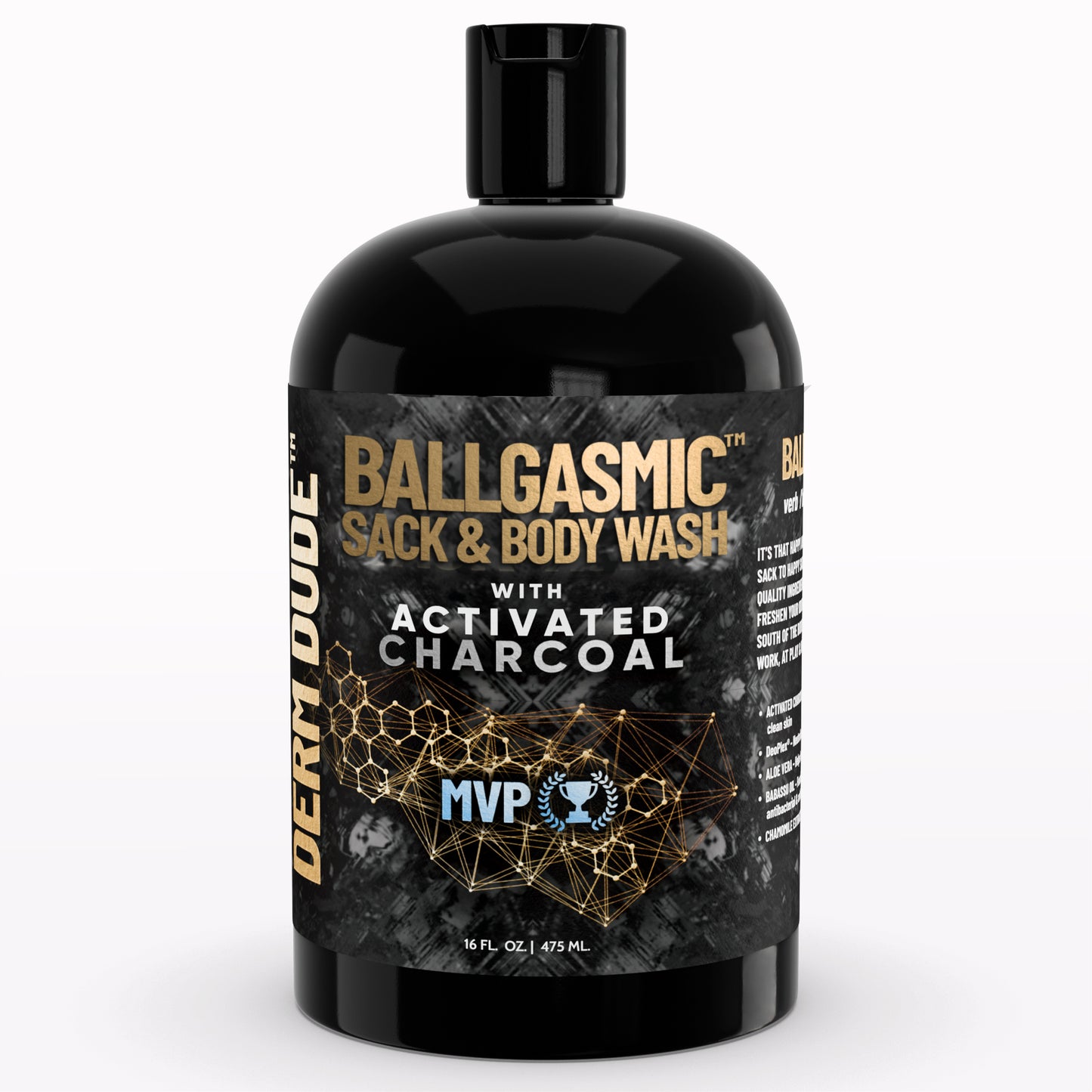 BallGasmic Ball Wash with Activated Charcoal 16oz