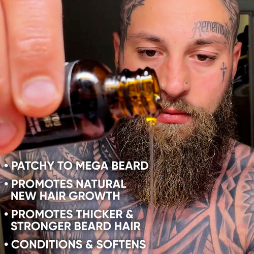 Derm Dude Mega Beard Growth Oil Works