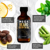Mega Beard Growth Oil & Biotin Power Pack + Free Beard Growth Roller Derm Dude