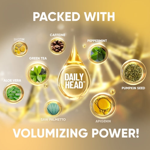 Daily Head Natural Ingredients to promote healthy hair growth