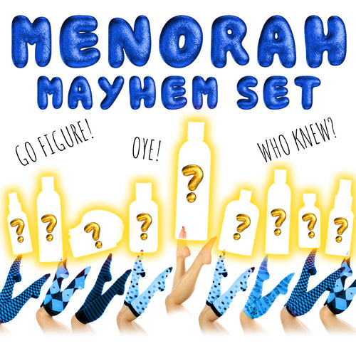 MENORAH MAYHEM 8-PIECE SACKING STUFFER™ + FREE BONUS Derm Dude