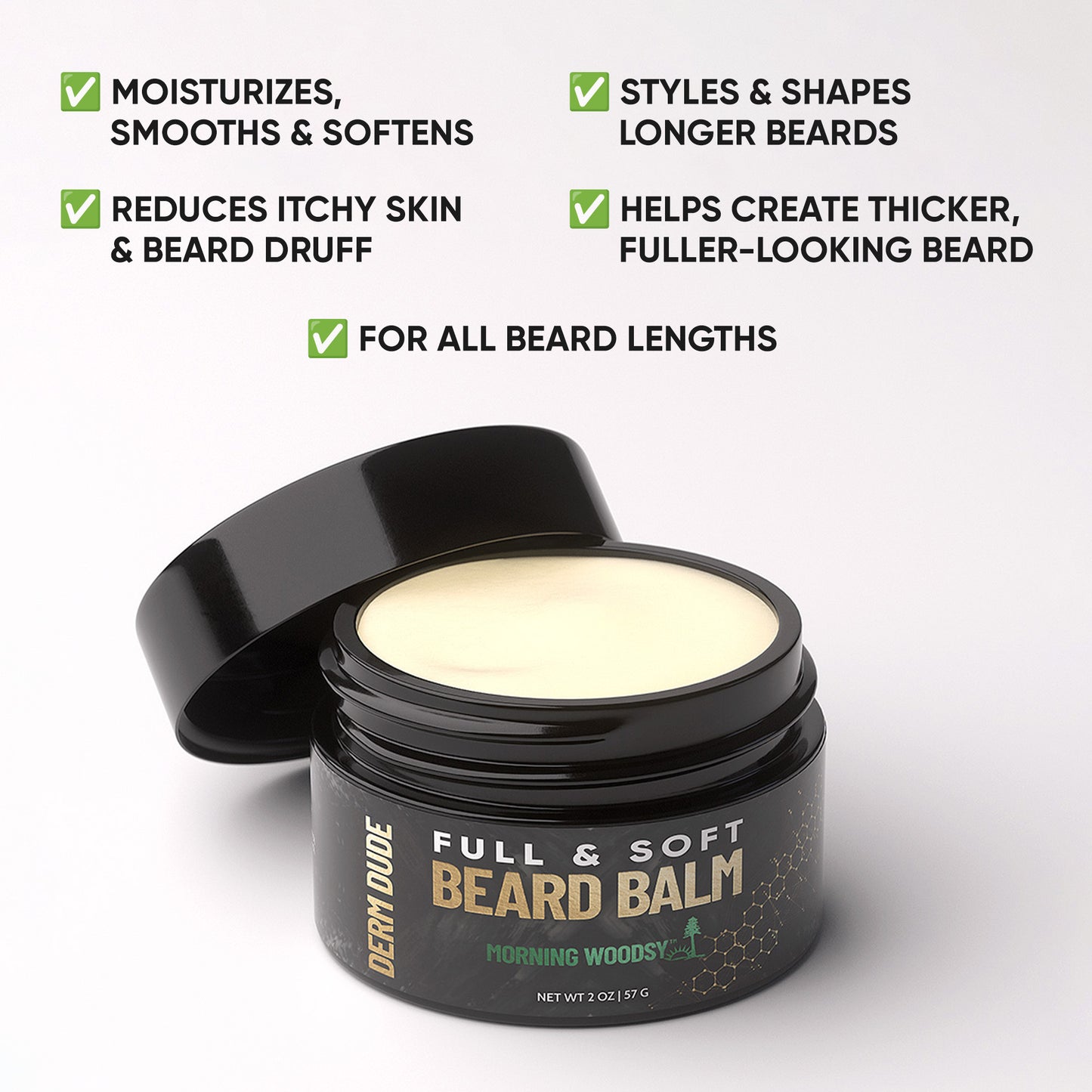 Full and Soft Beard Balm Variety Pack + Comb