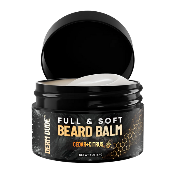 Derm Dude - Full and Soft Beard Balm Cedar Citrus