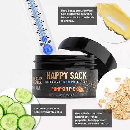 Happy Sack Nut Love Cooling Ball Cream Pumpkin Pie