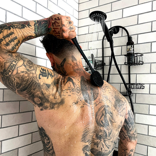 Silicone Back & Body Shower Brush Derm Dude
