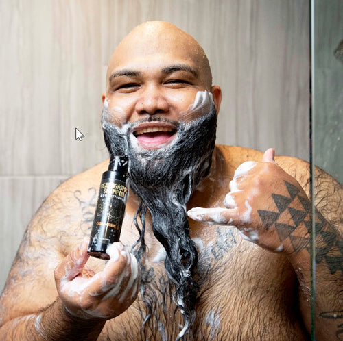 BeardGasmic™ 2-in-1 Beard Shampoo & Conditioner - Cedar & Citrus Derm Dude