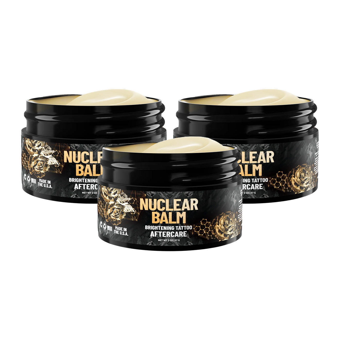 Nuclear Balm - Tattoo Balm (3 Pack)