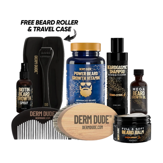 Shop bundles * up to 40% off + free shipping! - Power beard growth kit (deluxe)