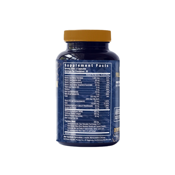 Derm Dude - Power Beard Growth Vitamin Back