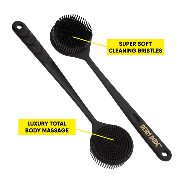 Derm Dude - Silicone Back Body Shower Brush 2