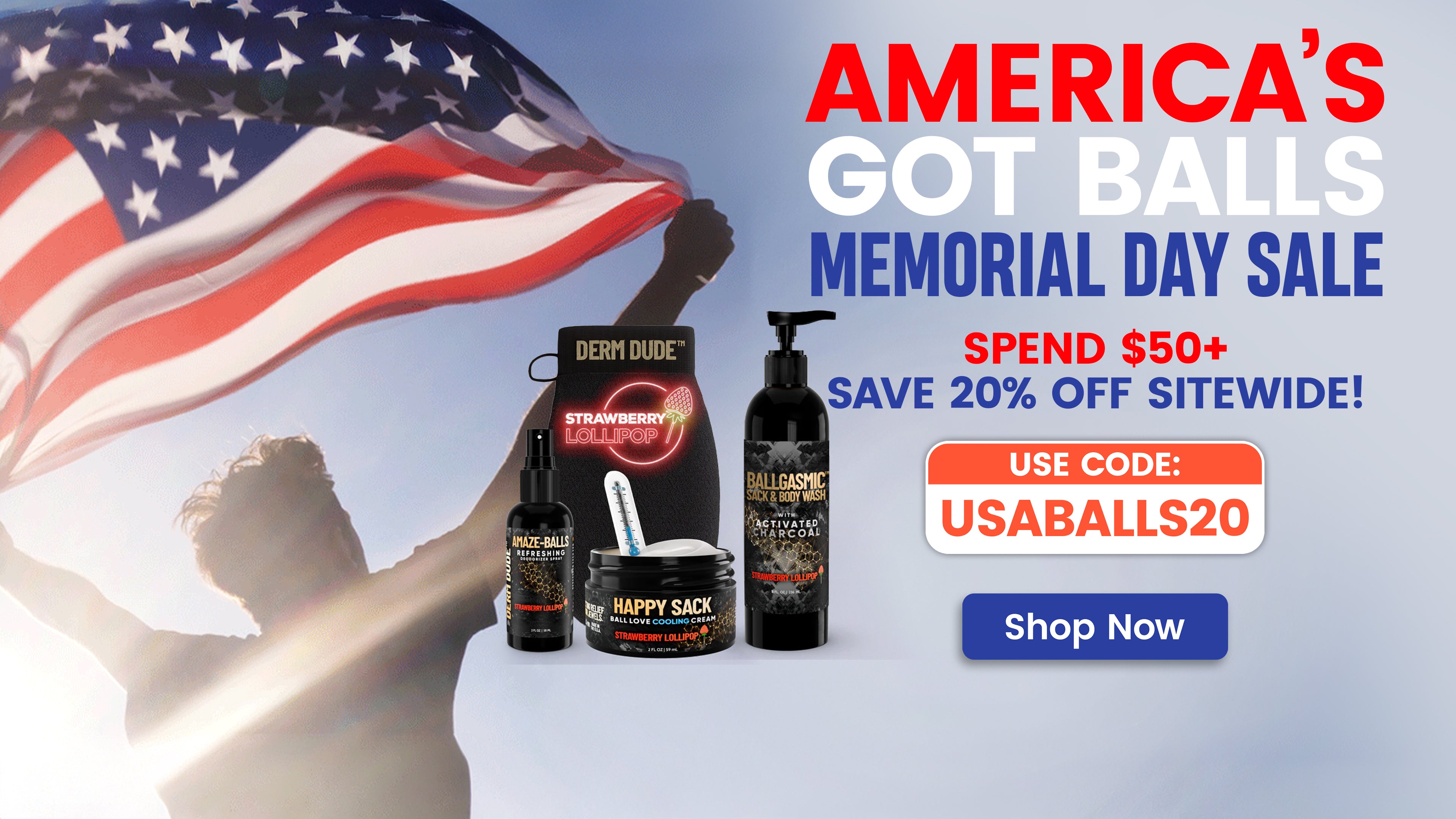 Men’s grooming products for sweaty balls, odor control and anti-chafing care