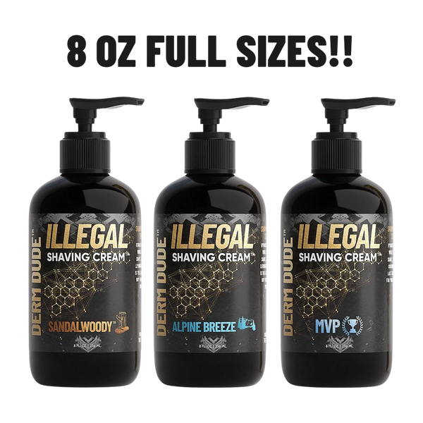Derm Dude - llegal Shave Cream 3 Some 2