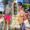 Invisible SPF 50 Tattoo Sunscreen + Brightening Spray - 2 Pack Derm Dude