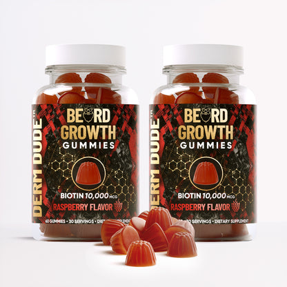 Beard Growth Gummies (Quantity) Derm Dude