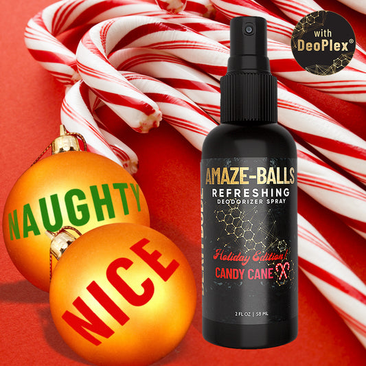 Amaze Balls Ball Spray Candy Cane & Gingebread Derm Dude