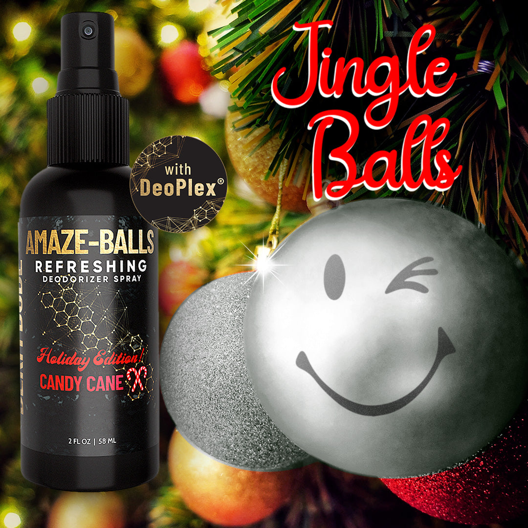 Amaze Balls Ball Spray Candy Cane & Gingebread Derm Dude